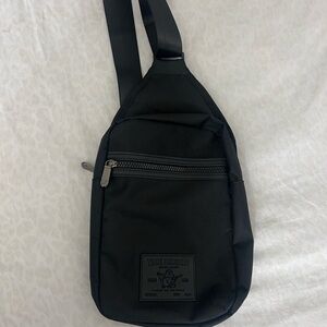 True Religion Black Men's crossbody bag
